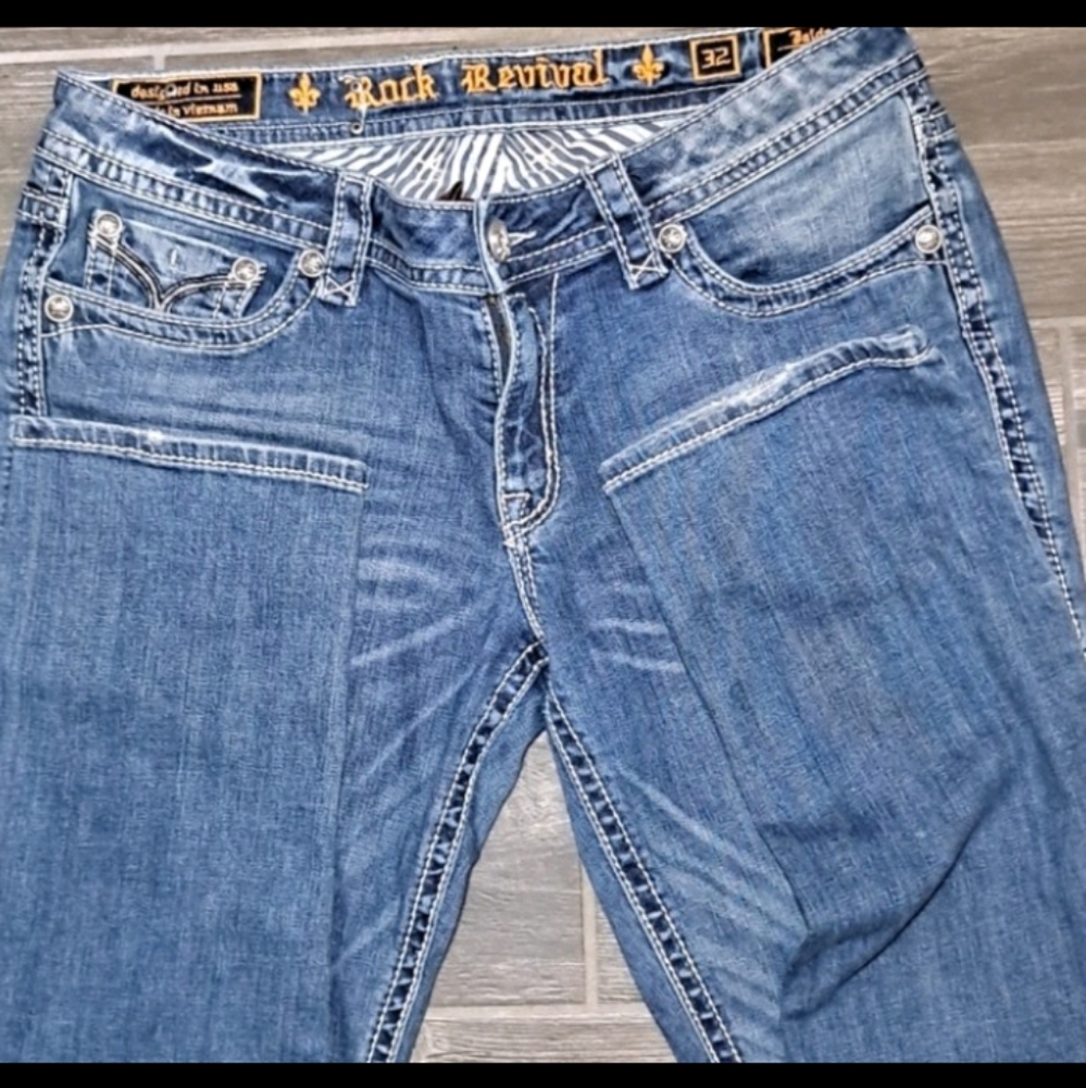 Rock Revival Women's Classic Blue Skinny Jeans